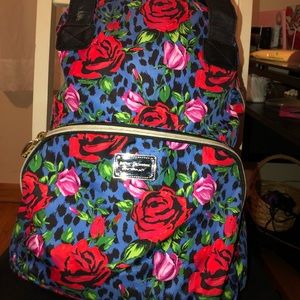 Betsey Johnson backpack purse